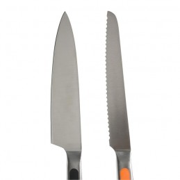 Set de cuchillos Simple Cook Alpes 5 pzs detalle de hojas